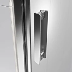 Brico Sealskin Inc. Draaideur In Nis 90X200Cm | 8Mm Helder Veiligheidsglas Met Antikalklaag Zilver Hoogglans Hot