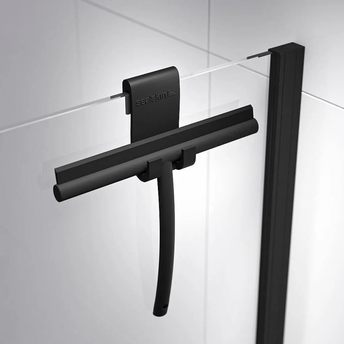 Brico Sealskin Inc. Inloopdouche Type A3 120X200Cm Met Douchemand | 8 Mm Helder Veiligheidsglas Met Antikalklaag Mat Zwart Clearance