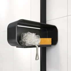 Brico Sealskin Inc. Inloopdouche Type A3 120X200Cm Met Douchemand | 8 Mm Helder Veiligheidsglas Met Antikalklaag Mat Zwart Clearance