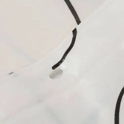 Brico Sealskin Mind Douchegordijn 180X200 Cm Peva Zwart / Wit Best