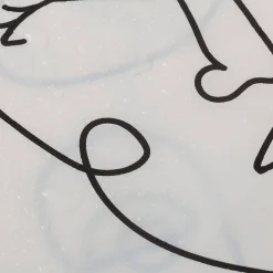 Brico Sealskin Mind Douchegordijn 180X200 Cm Peva Zwart / Wit Best