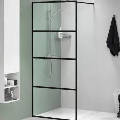 Brico Sealskin Mix&Match Douchewand 880Mm Breed| 8Mm Veiligheidsglas Met Frame Decor Sale