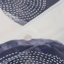 Brico Sealskin Mood Douchegordijn 180X200 Cm Peva Blauw / Off-White