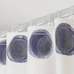 Brico Sealskin Mood Douchegordijn 180X200 Cm Peva Blauw / Off-White