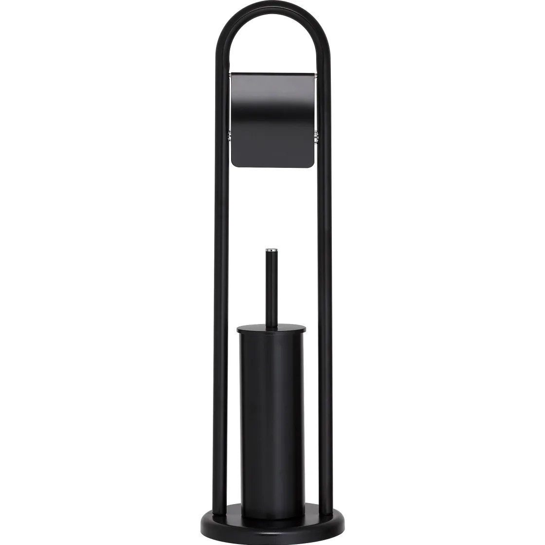 Brico Sealskin Wc-Boy Acero Metaal Zwart Mat Staand New