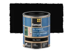 Sencys Beits Ramen En Deuren Dekkend Zijdeglans Ral9005 0,75L-Brico Best