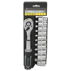 Brico Sencys Dopsleutelset – 11 Stuks New