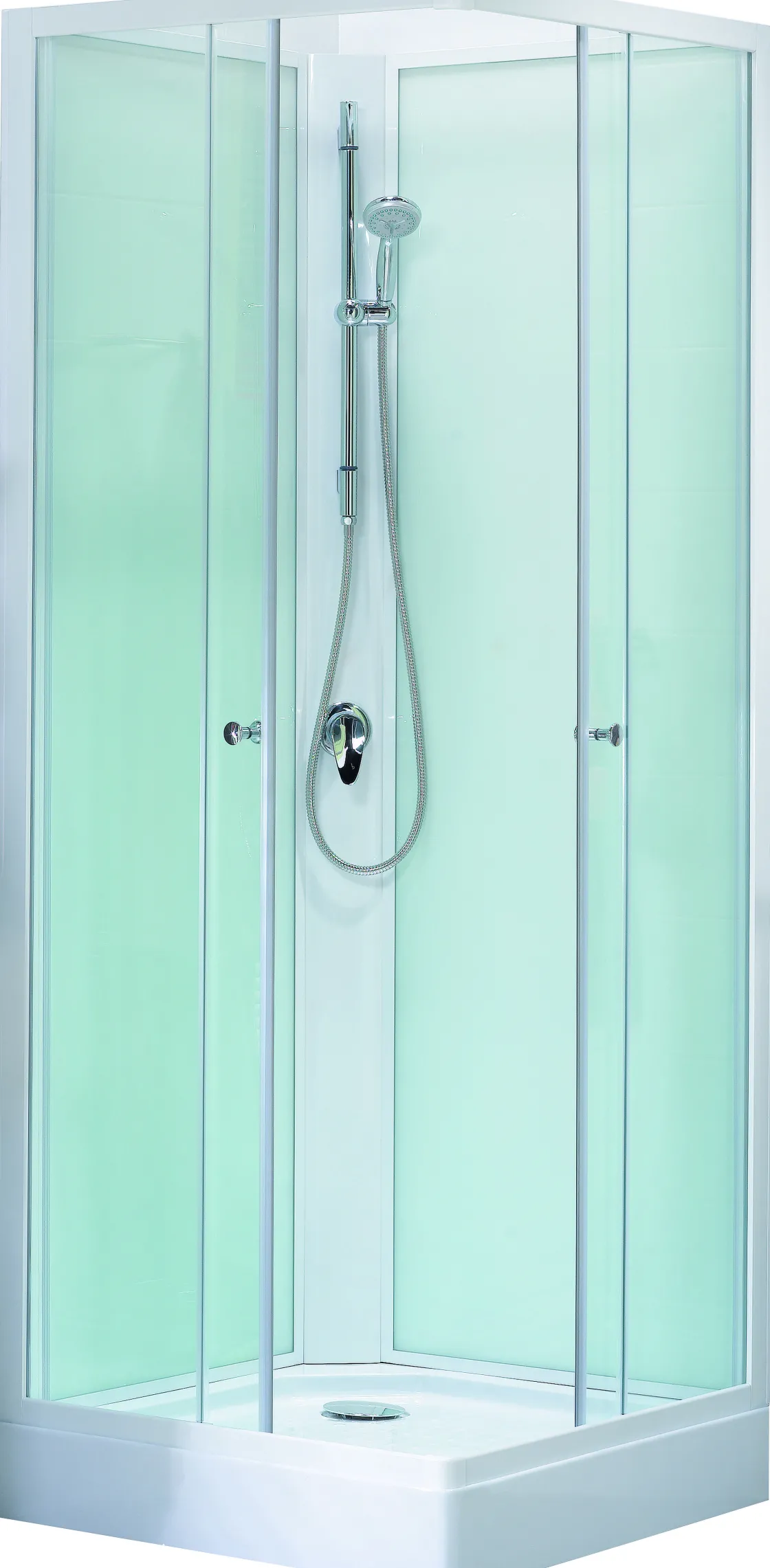 Brico Sencys Douchecabine Claudel 80X80X206,5Cm Vierkant Wit Clearance