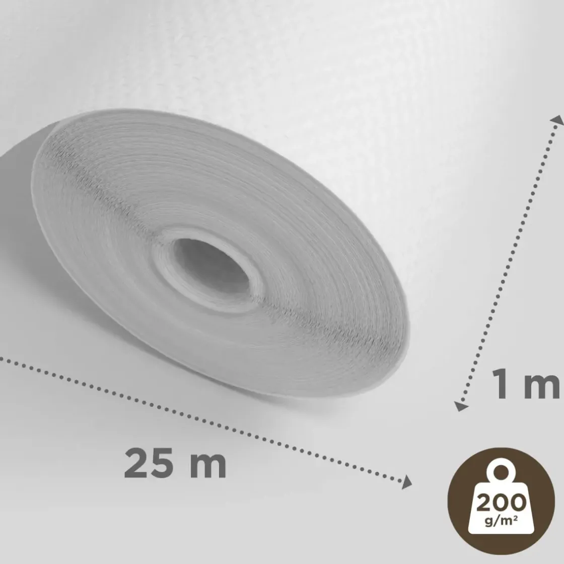 Sencys Glasweefselbehang Ruit 25M 200 Gram-Brico Online