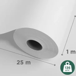 Sencys Glasweefselbehang Ruit Klein 25M 136Gram-Brico New