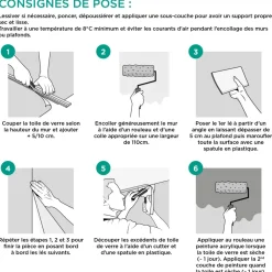 Sencys Glasweefselbehang Ruit Klein 25M 136Gram-Brico New