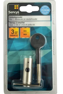 Sencys Omkeerbaar Insteekslot M294 Vermessingd Staal 110X50Mm-Brico Sale