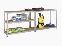 Brico Sencys Opbergrek Gegalvaniseerd Staal Grijs/Bruin 176X120X45Cm New