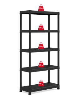 Brico Sencys Opbergrek Pvc Zwart 40 X 90 X 182 Cm Hot