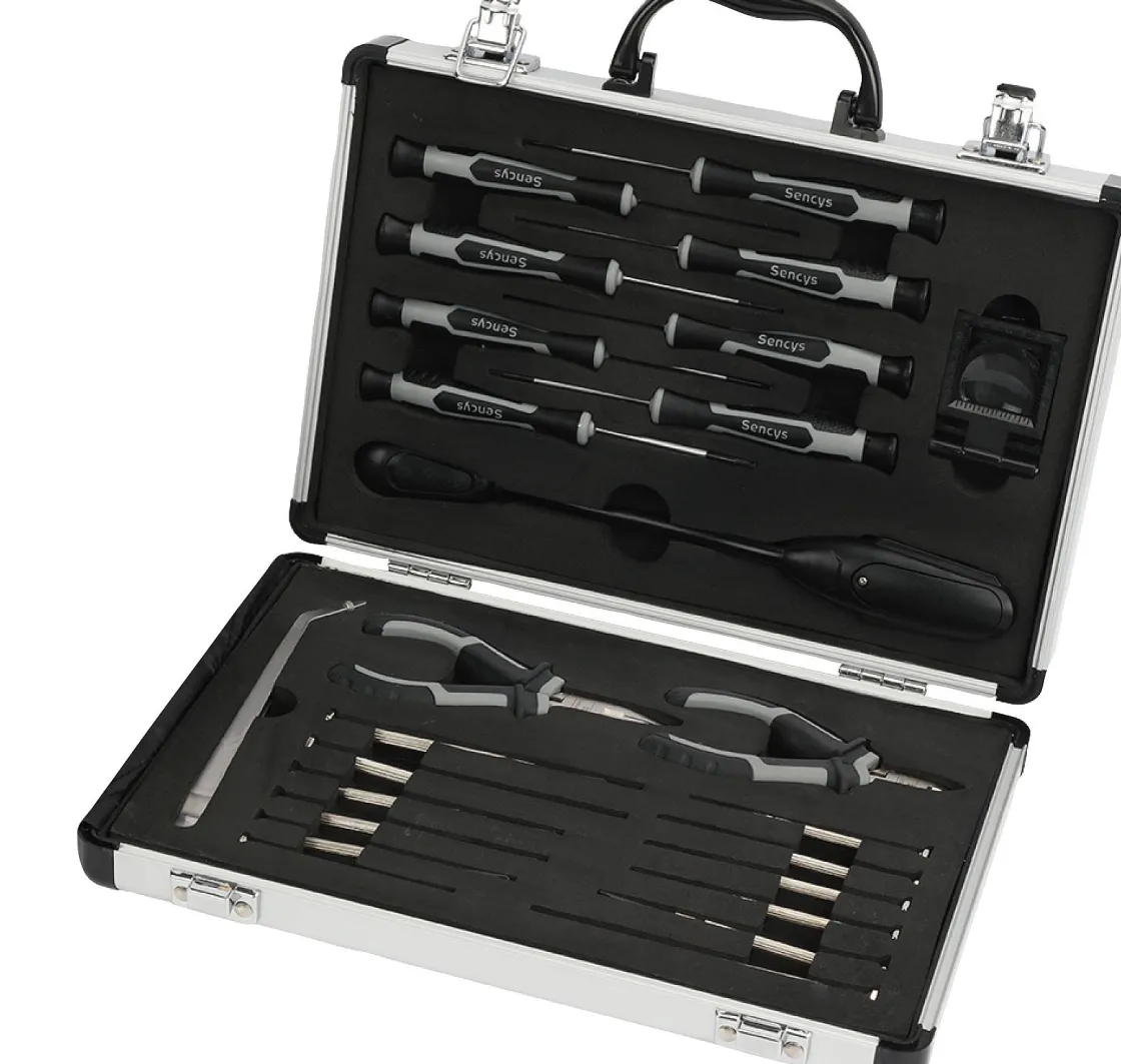 Brico Sencys Precisie Gereedschapset In Aluminium Koffer 25-Delig Outlet