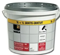 Sencys Primer Muur En Plafond 'Rapid Dry' Wit 6 L-Brico New