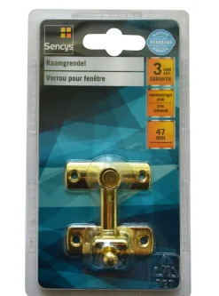 Sencys Raamgrendel Zink Vermessingd 47 Mm-Brico Best
