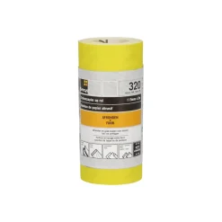 Sencys Rol Schuurpapier Geel A/O 115Mm X 5M P320-Brico Outlet