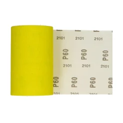 Sencys Schuurrol Papier Geel A/O 115Mm X 5M P60-Brico Online