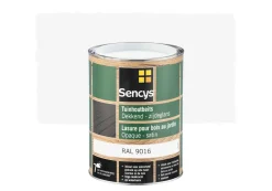 Sencys Tuinhoutbeits Dekkend Zijdeglans Ral9016 2,5L-Brico Hot