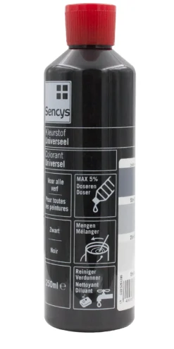 Sencys Universele Kleurstof Zwart 250Ml-Brico
