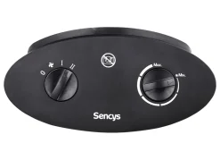 Keramische Kachels & Blaasverwarming<Brico Sencys Ventilatorkachel 2000W Met Oscillatie Zwart