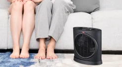 Keramische Kachels & Blaasverwarming<Brico Sencys Ventilatorkachel 2000W Zwart