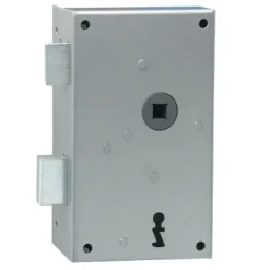 Sencys Verticaal Oplegslot Linksdraaiend M980 Staal Grijs 57X50Mm-Brico Sale