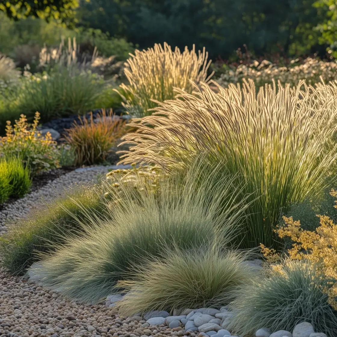 Siergrassenpakket - Set Van 6 - Pot 10.5Cm - Hoogte 15-25Cm-Brico Discount