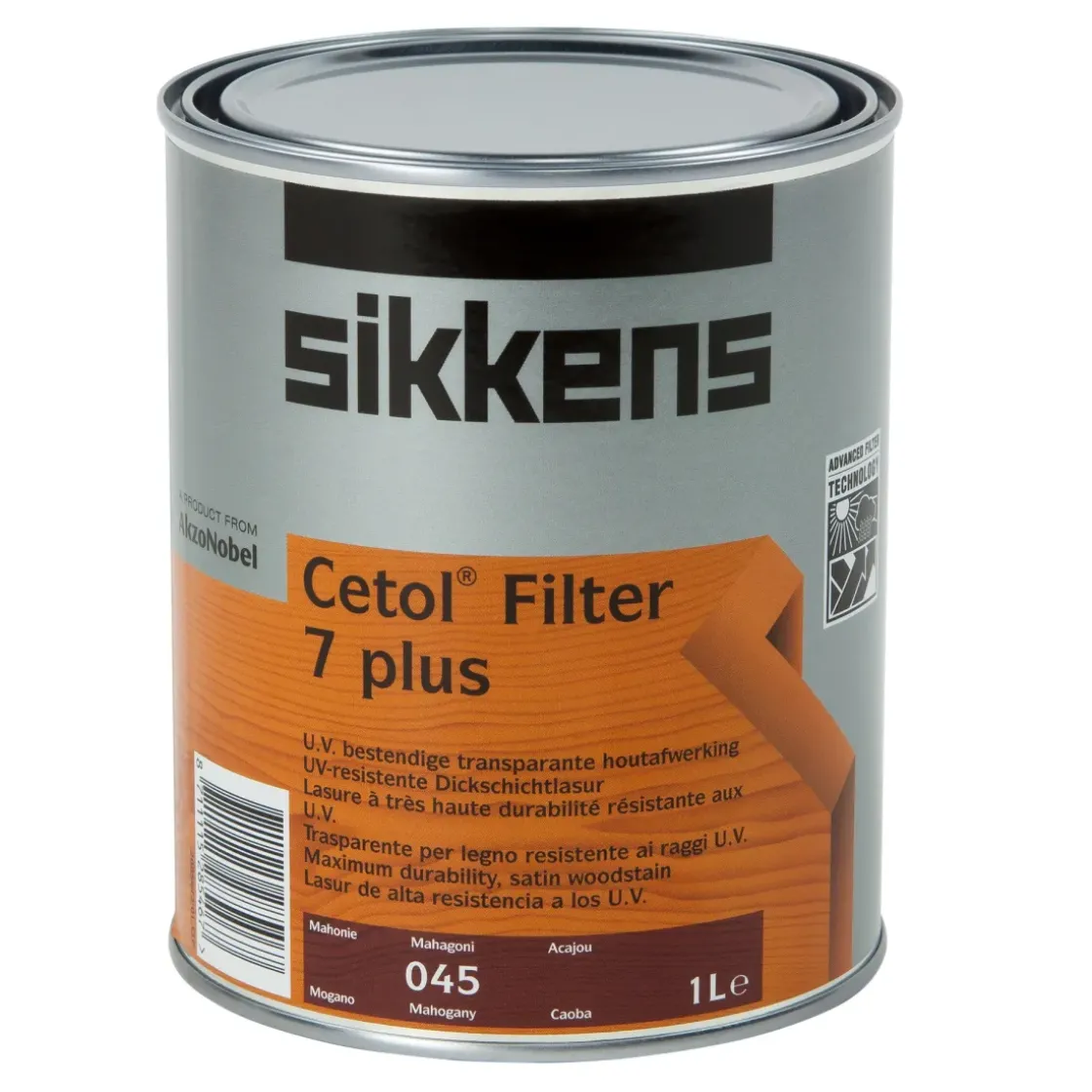 Sikkens 'Cetol Filter 7 Plus' Beits Satijn Mahonie 1L-Brico Hot