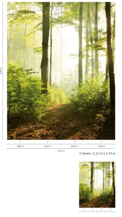 Smart Art Fotobehang Bosweg-Brico Clearance