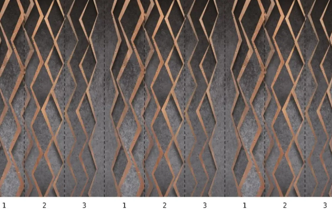 Smart Art Fotobehang 3D Grafische Print Diamant-Brico Clearance