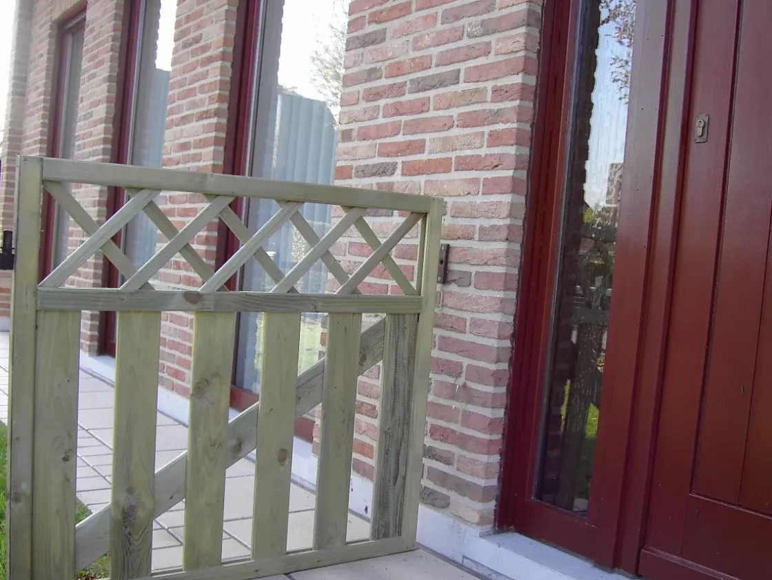 Solid Tuinpoort Grenen 90X100Cm-Brico New