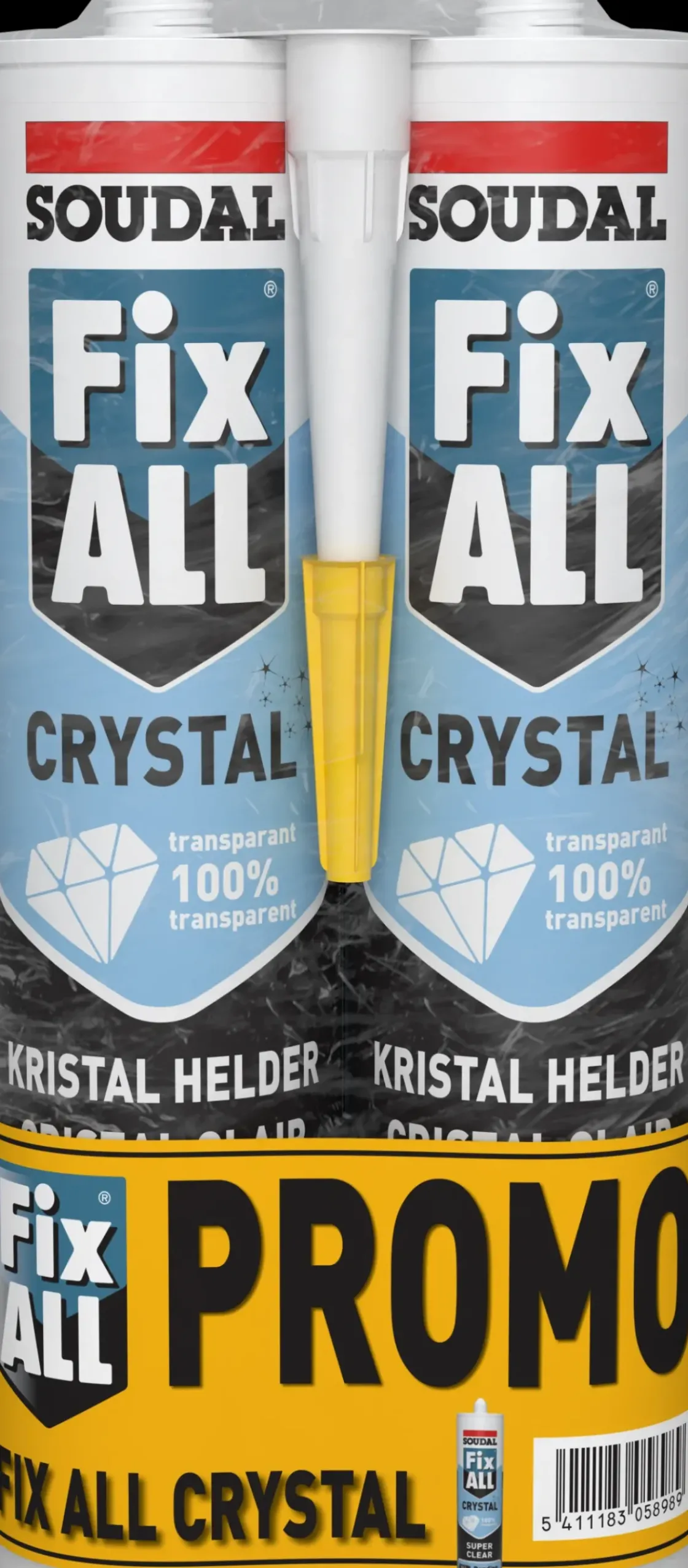 Soudal Lijmkit Fix All Crystal Stuks-Brico Sale