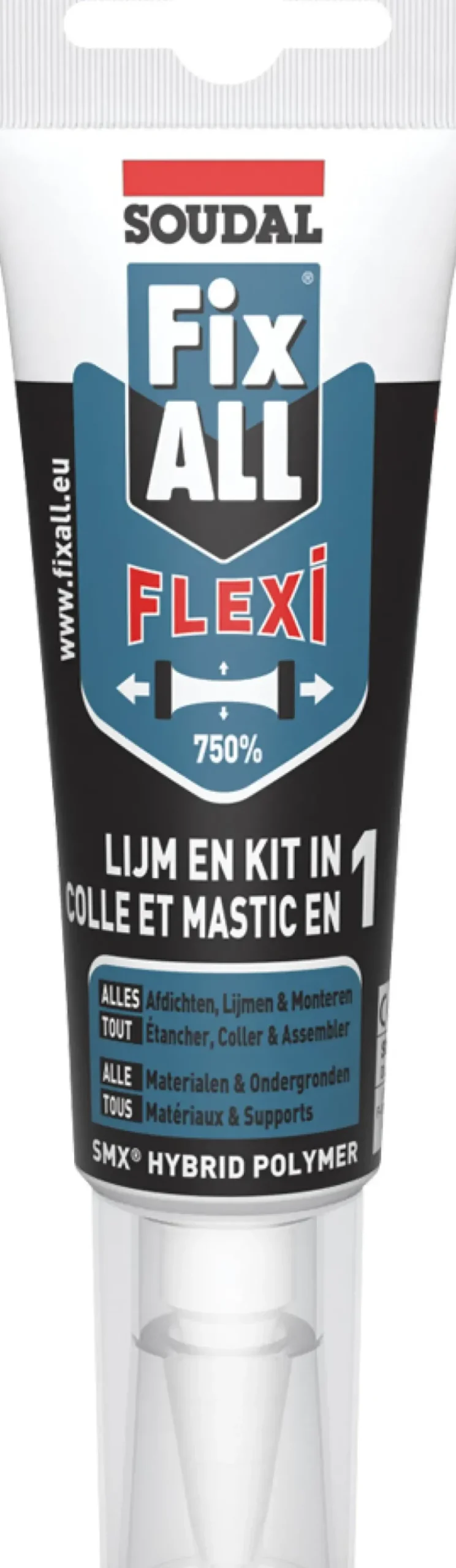 Soudal Lijmkit Fix All Flexi Wit 125Ml-Brico Clearance