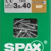 Spax Constructieschroef Mdf 40X3,5Mm Staal 125 St-Brico Online