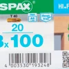 Spax Schroef 'Hi.Force' Rvs 8X100Mm 20 Stuks-Brico