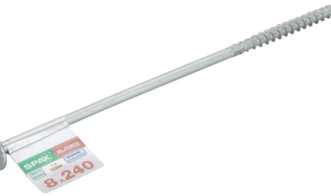 Spax Schroef 'Hi.Force' Wirox 8X240Mm-Brico Clearance