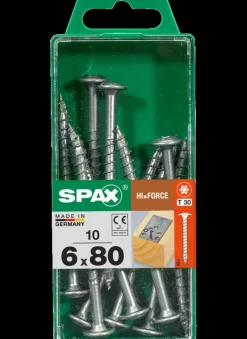 Spax Schroef 'Hi.Force' Wirox 6X80Mm 10 Stuks-Brico Online