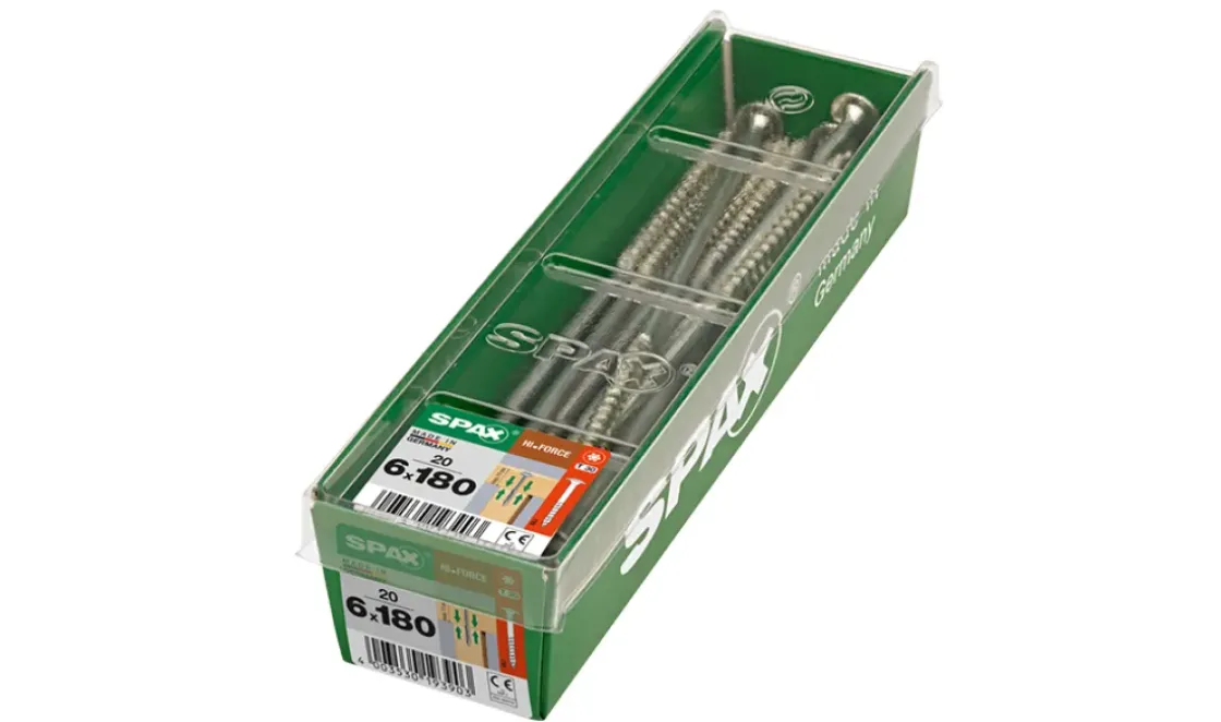 Spax Schroef 'Hi.Force' Wirox 6X180Mm 20 Stuks-Brico Sale