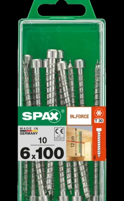 Spax Schroef In.Force Wirox 6X100Mm 10 Stuks-Brico Best