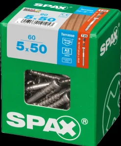 Spax Terrasschroef A2 Inox 50X5Mm 60 St-Brico Hot