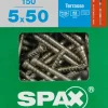 Spax Terrasschroef A2 Rvs 50X5Mm 150St-Brico Discount