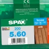 Spax Terrasschroef A2 Rvs Bruin 60X5Mm 200St-Brico