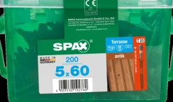 Spax Terrasschroef A2 Rvs Bruin 60X5Mm 200St-Brico