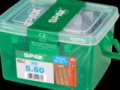 Spax Terrasschroef A2 Rvs Bruin 60X5Mm 200St-Brico