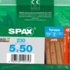Spax Terrasschroef A2 Rvs Bruin 50X5Mm 230St-Brico Discount