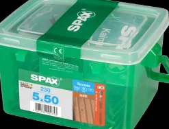 Spax Terrasschroef A2 Rvs Bruin 50X5Mm 230St-Brico Discount