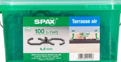 Spax Terrasverhoger Air Hkb L 6,5Mm 100St-Brico Best
