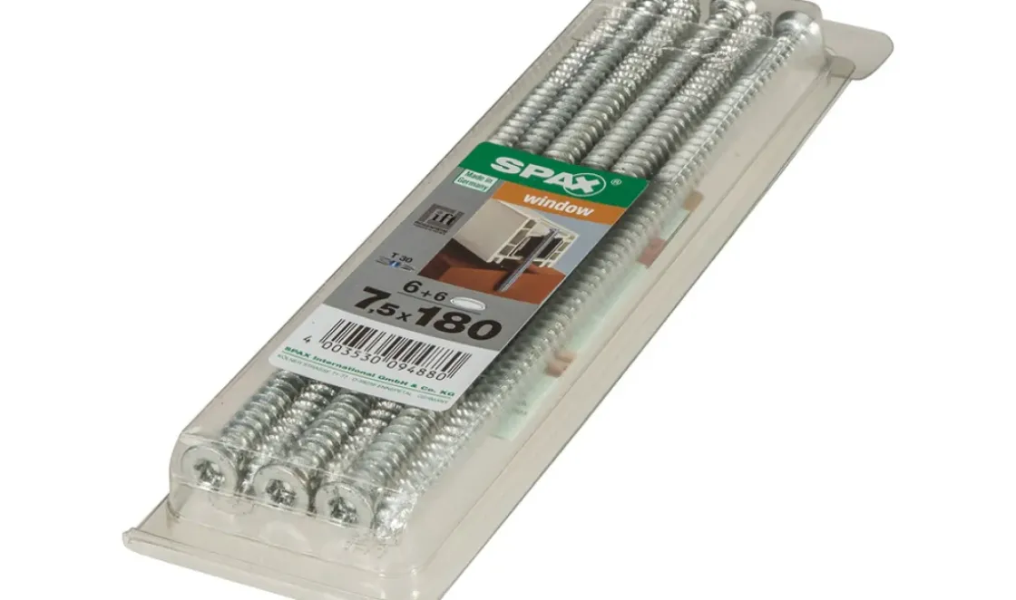 Spax-Ra Kozijnschroef 'T-Star' Wirox 7.5X180Mm 6 Stuks-Brico Hot